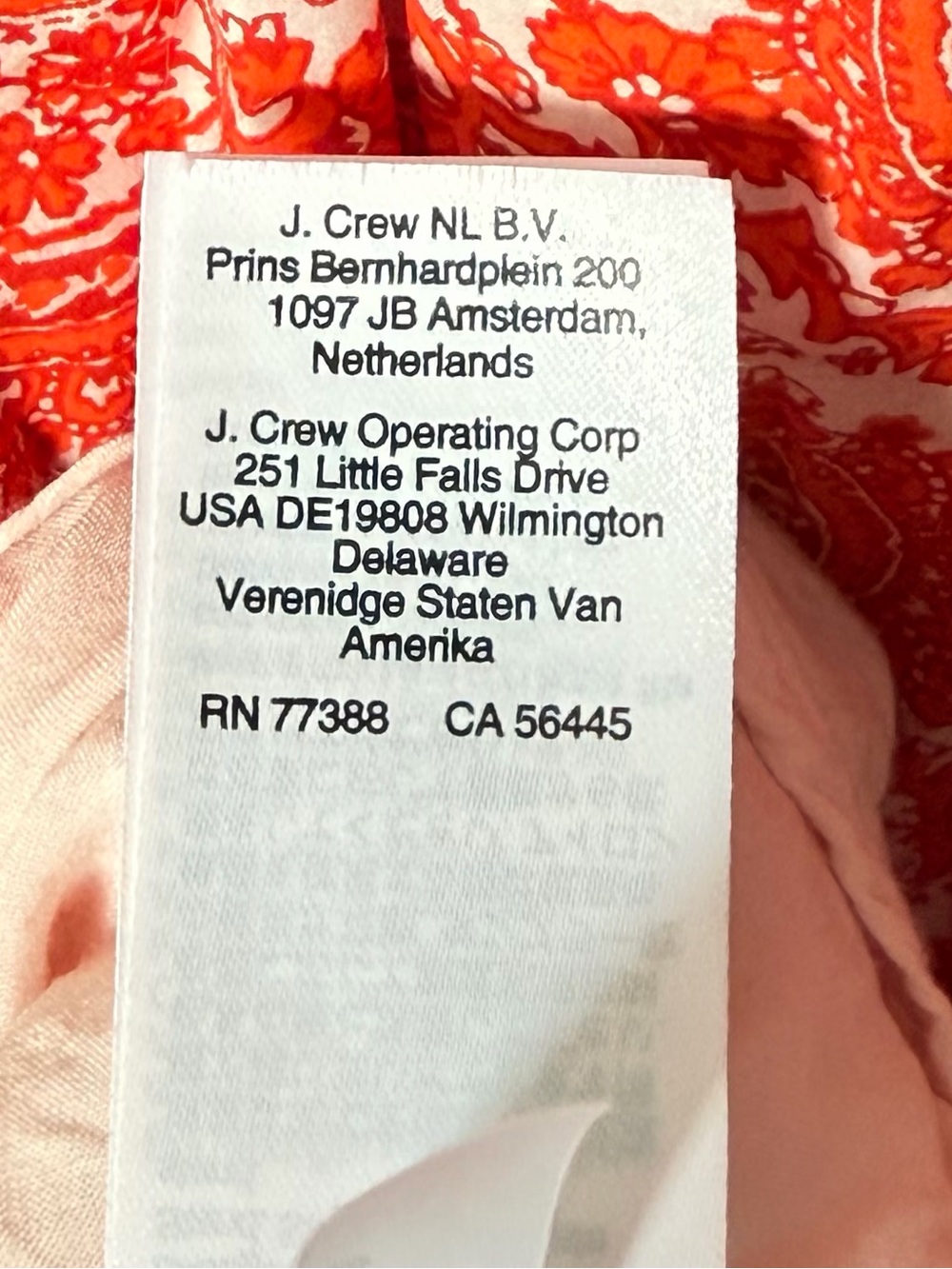 New J Crew Orange White Floral Poplin 100% Cotton Ruffle Collar Small Mini Dress - Picture 16 of 17